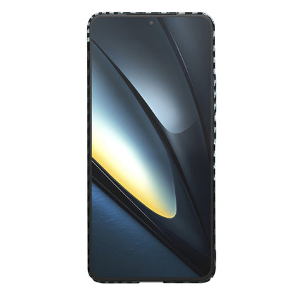 Etui na Xiaomi Poco F6 Pro, Techsuit, Carbonite FiberShell, Czarny Szary