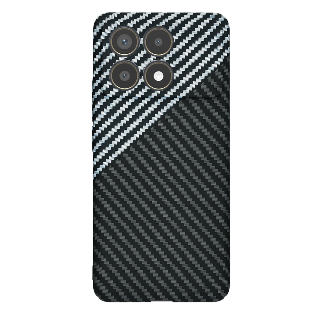Etui na Xiaomi Poco F6 Pro, Techsuit, Carbonite FiberShell, Czarny Szary
