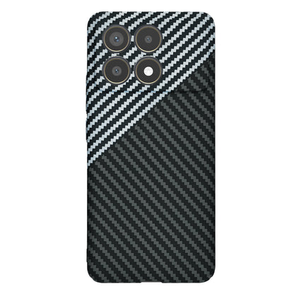 Etui na Xiaomi Poco F6 Pro, Techsuit, Carbonite FiberShell, Czarny Szary