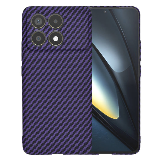 Etui na Xiaomi Poco F6 Pro, Techsuit, Carbonite FiberShell, Fioletowy
