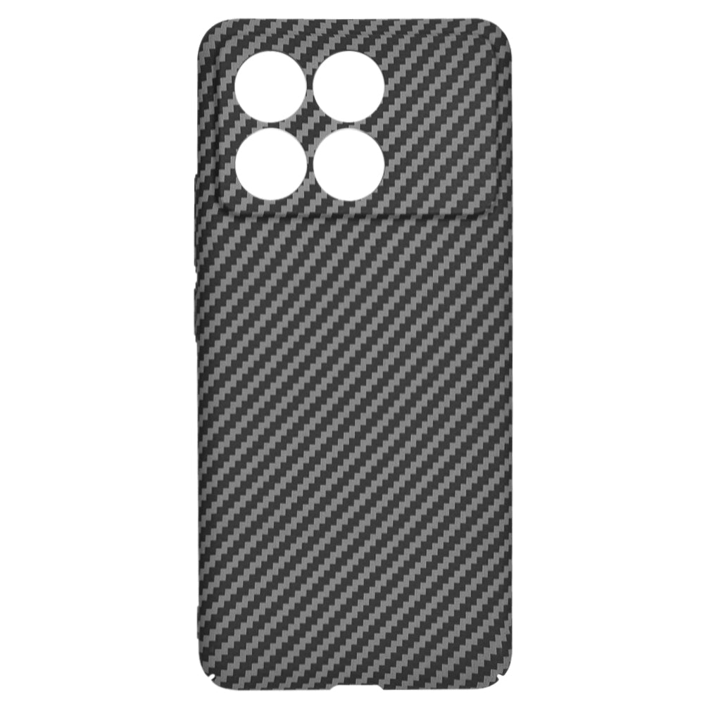 Case for Xiaomi Poco F6 Pro, Techsuit, Carbonite FiberShell, Black