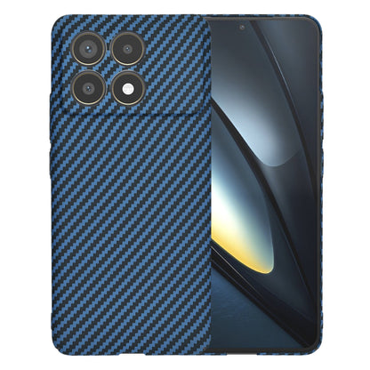 Case for Xiaomi Poco F6 Pro, Techsuit, Carbonite FiberShell, Turquoise