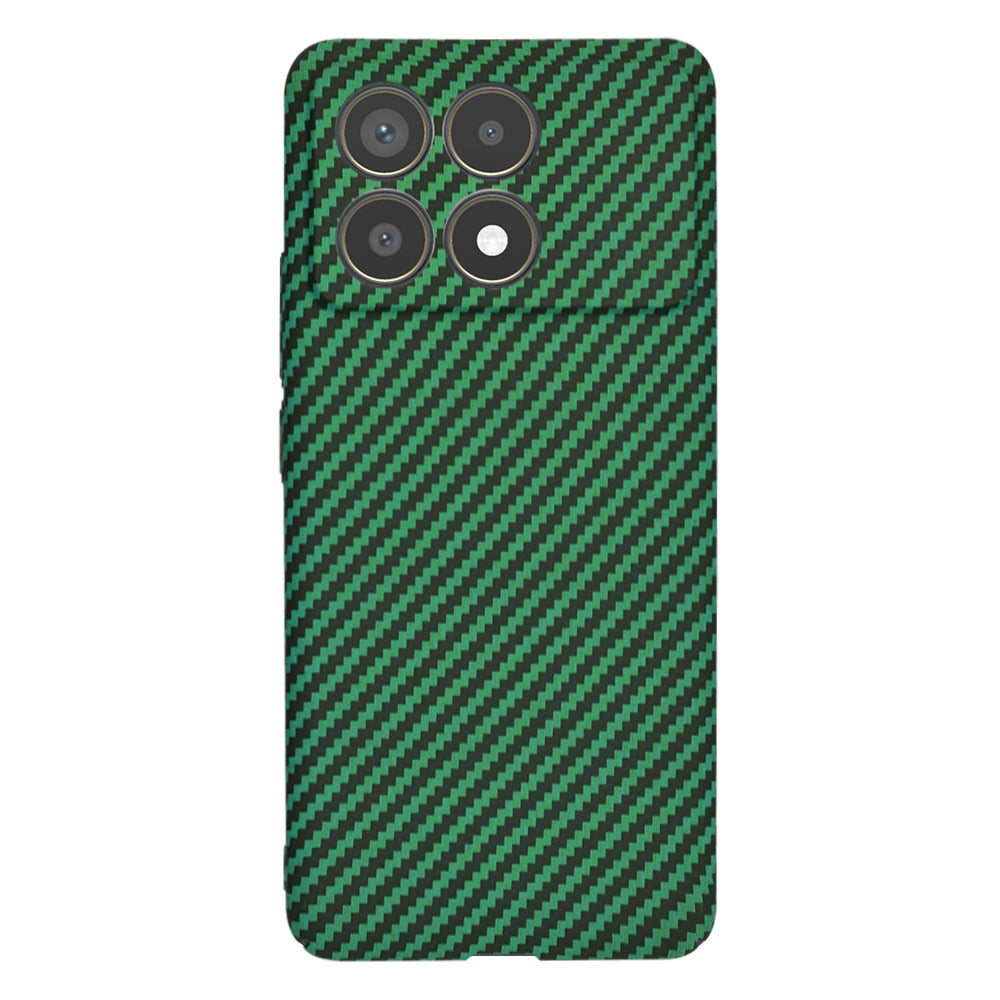 Etui na Xiaomi Poco F6 Pro, Techsuit, Carbonite FiberShell, Zielony