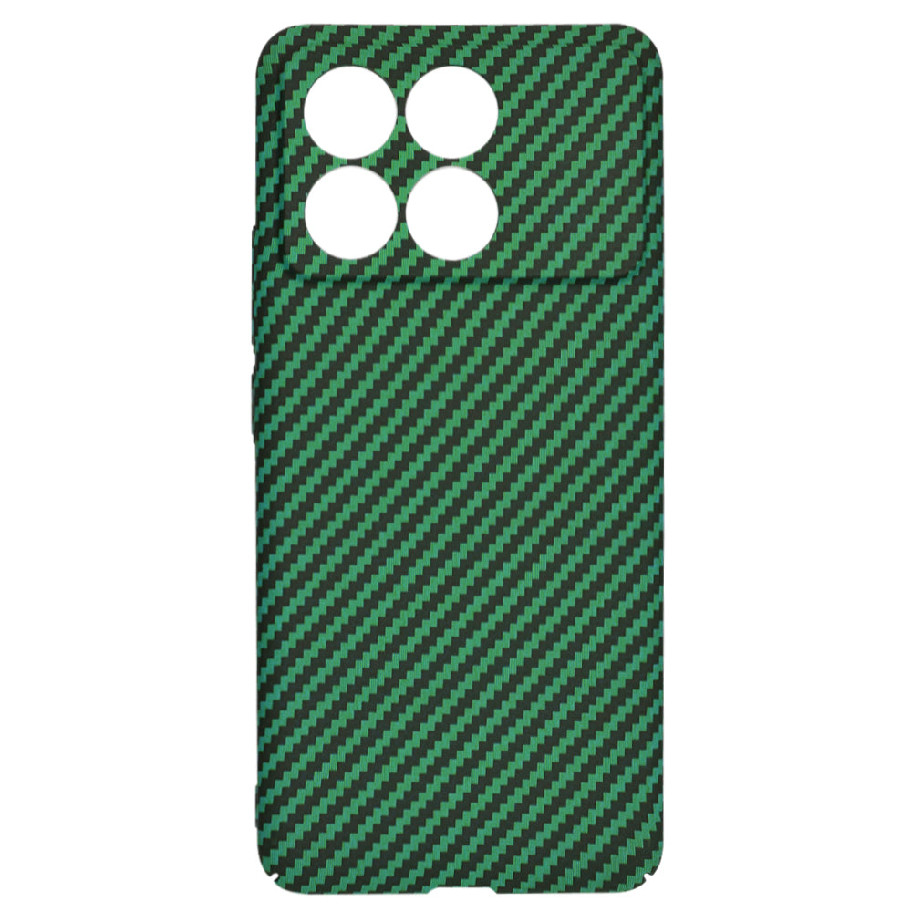 Etui na Xiaomi Poco F6 Pro, Techsuit, Carbonite FiberShell, Zielony