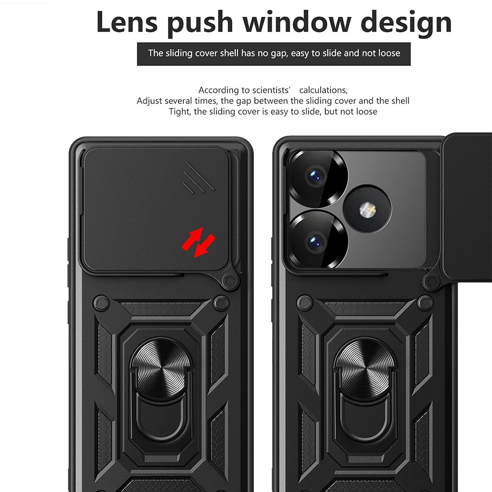 Case for Xiaomi Poco F6, Techsuit, CamShield, Pink