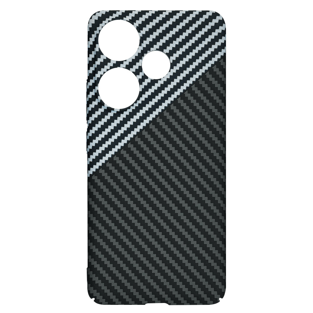 Case for Xiaomi Poco F6, Techsuit, Carbonite FiberShell, Black Gray