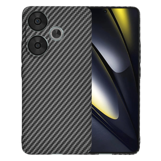 Etui na Xiaomi Poco F6, Techsuit, Carbonite FiberShell, czarne