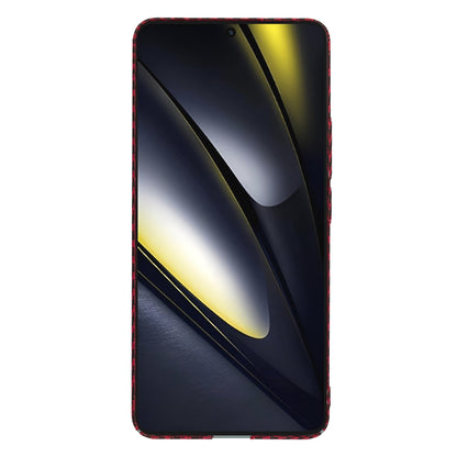 Case for Xiaomi Poco F6, Techsuit, Carbonite FiberShell, Red