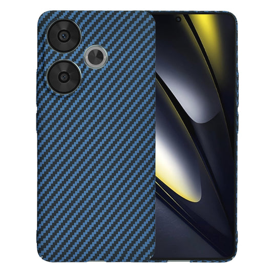 Etui na Xiaomi Poco F6, Techsuit, Carbonite FiberShell, Turkusowy