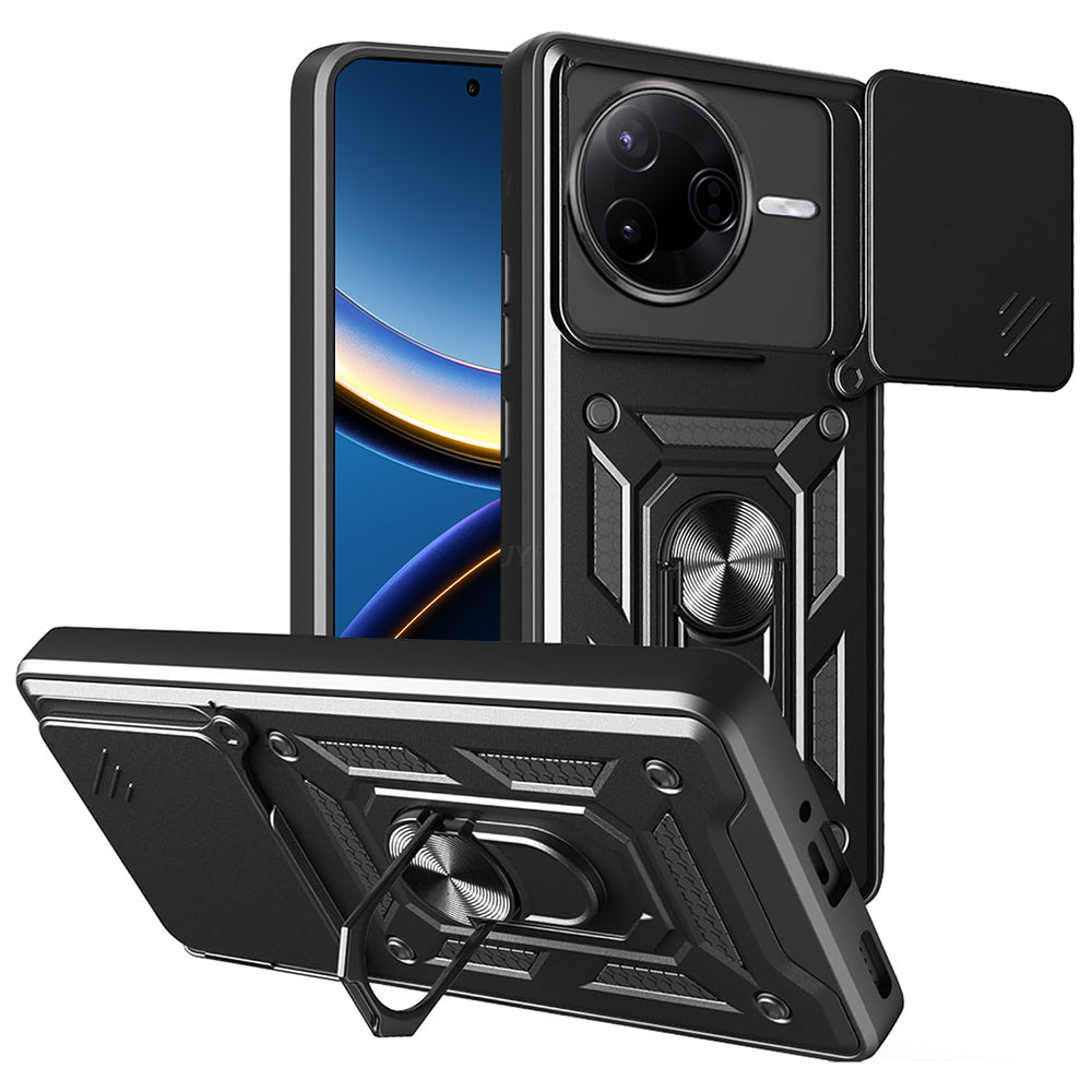 Case for Xiaomi Poco F7 Pro, Techsuit, CamShield, Black