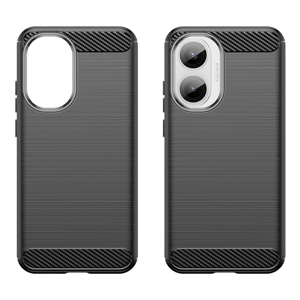 Etui na Xiaomi Poco F7, Techsuit, Carbon, Czarny