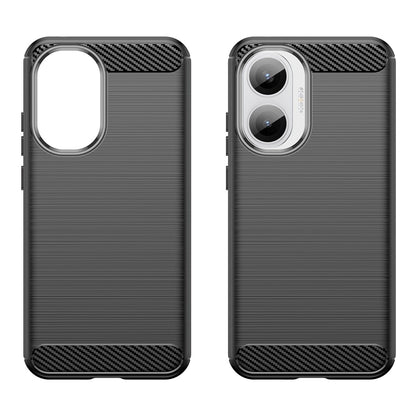 Etui na Xiaomi Poco F7, Techsuit, Carbon, Czarny