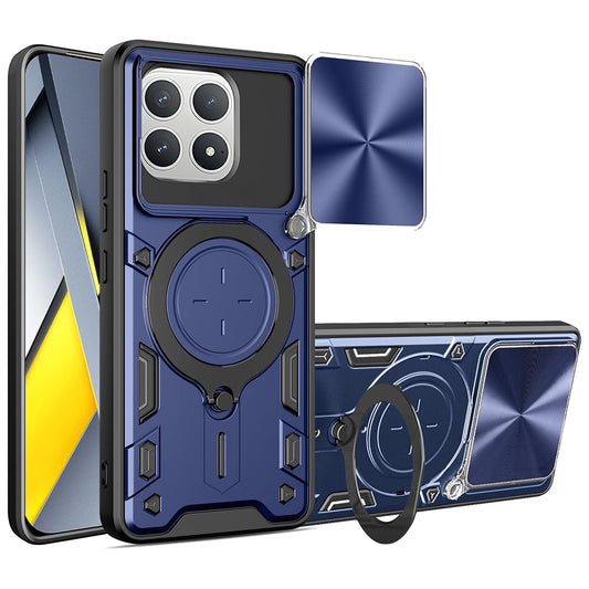 Etui na Xiaomi Poco F8 Pro, Techsuit, CamGuard Pro, Niebieskie