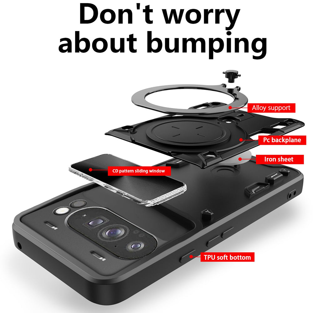 Etui na Xiaomi Poco F8 Pro, Techsuit, CamGuard Pro, Niebieskie