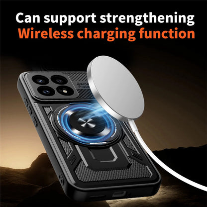 Etui na Xiaomi Poco F8 Pro, Techsuit, RuggedCam, Niebieskie