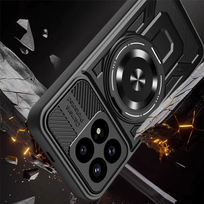 Etui na Xiaomi Poco F8 Pro, Techsuit, RuggedCam, Niebieskie