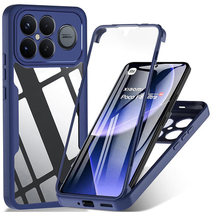 Etui na Xiaomi Poco F8 Ultra, Techsuit, ColorVerse 360, Niebieskie.