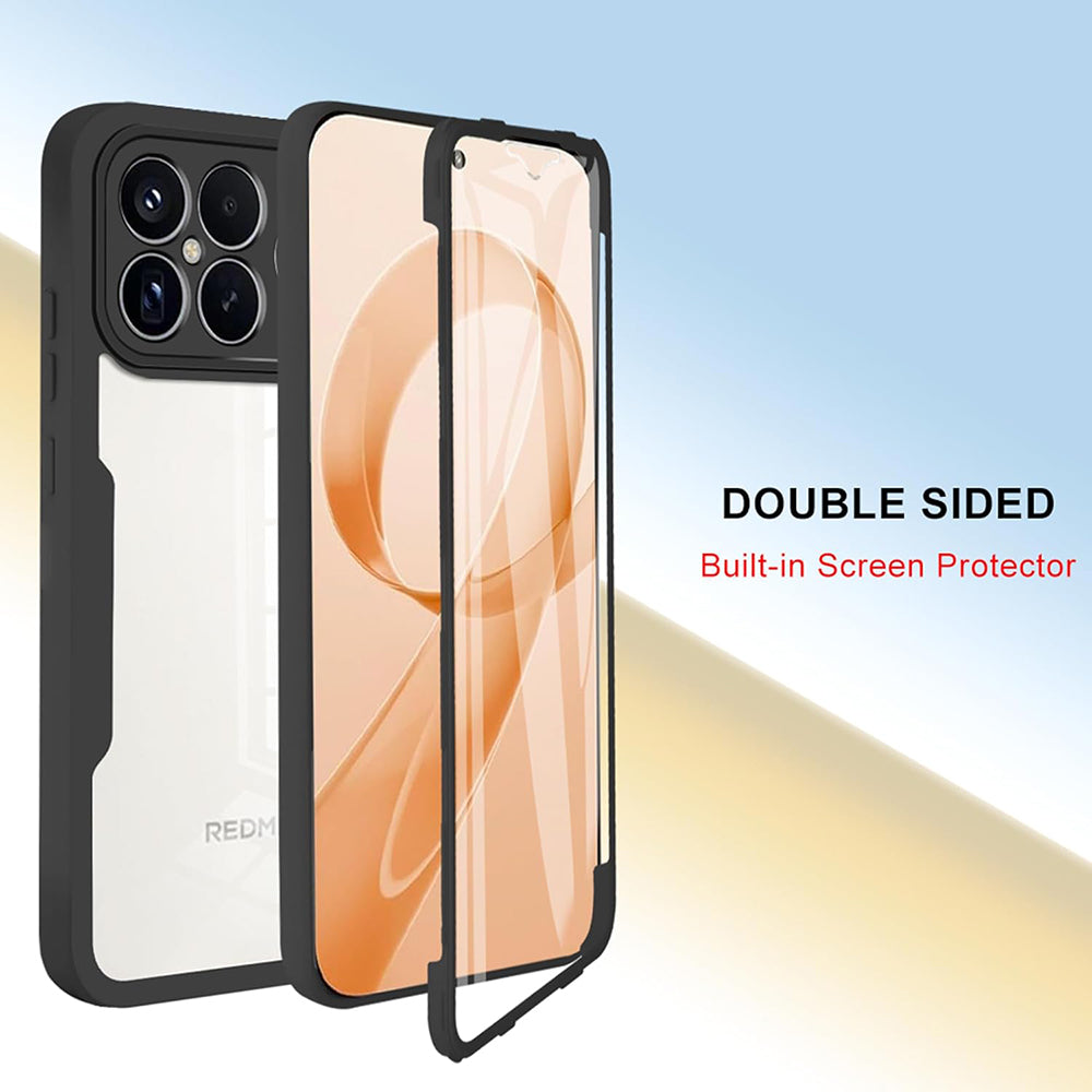 Etui na Xiaomi Poco F8 Ultra, Techsuit, ColorVerse 360, Czarne