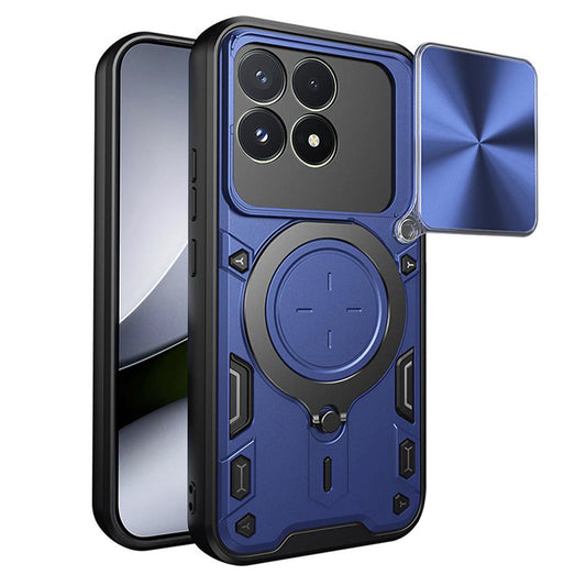 Etui na Xiaomi Poco F9 Pro, Techsuit, CamGuard Pro, Niebieskie