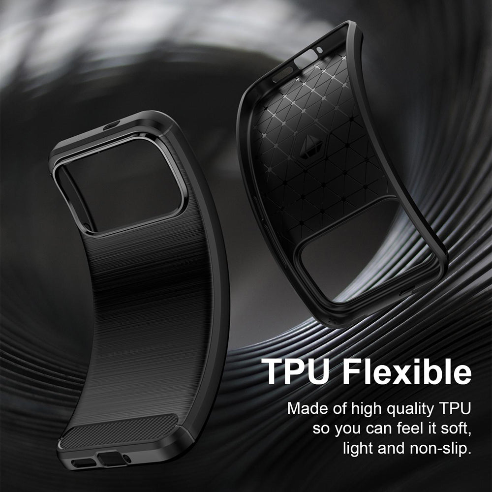Etui na Xiaomi Poco F9 Pro, Techsuit, Carbon, Czarny