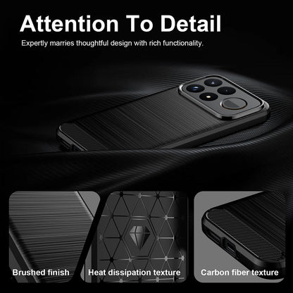 Etui na Xiaomi Poco F9 Pro, Techsuit, Carbon, Czarny
