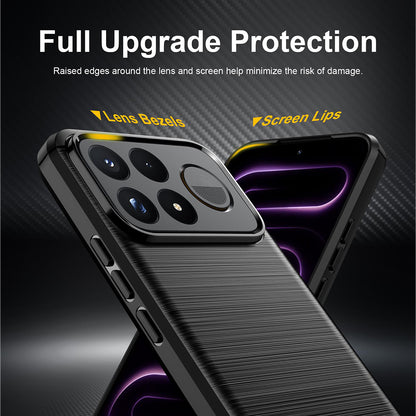 Etui na Xiaomi Poco F9 Pro, Techsuit, Carbon, Czarny