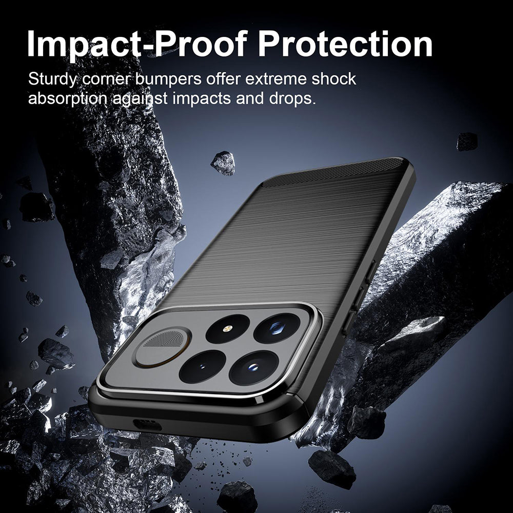 Etui na Xiaomi Poco F9 Pro, Techsuit, Carbon, Czarny