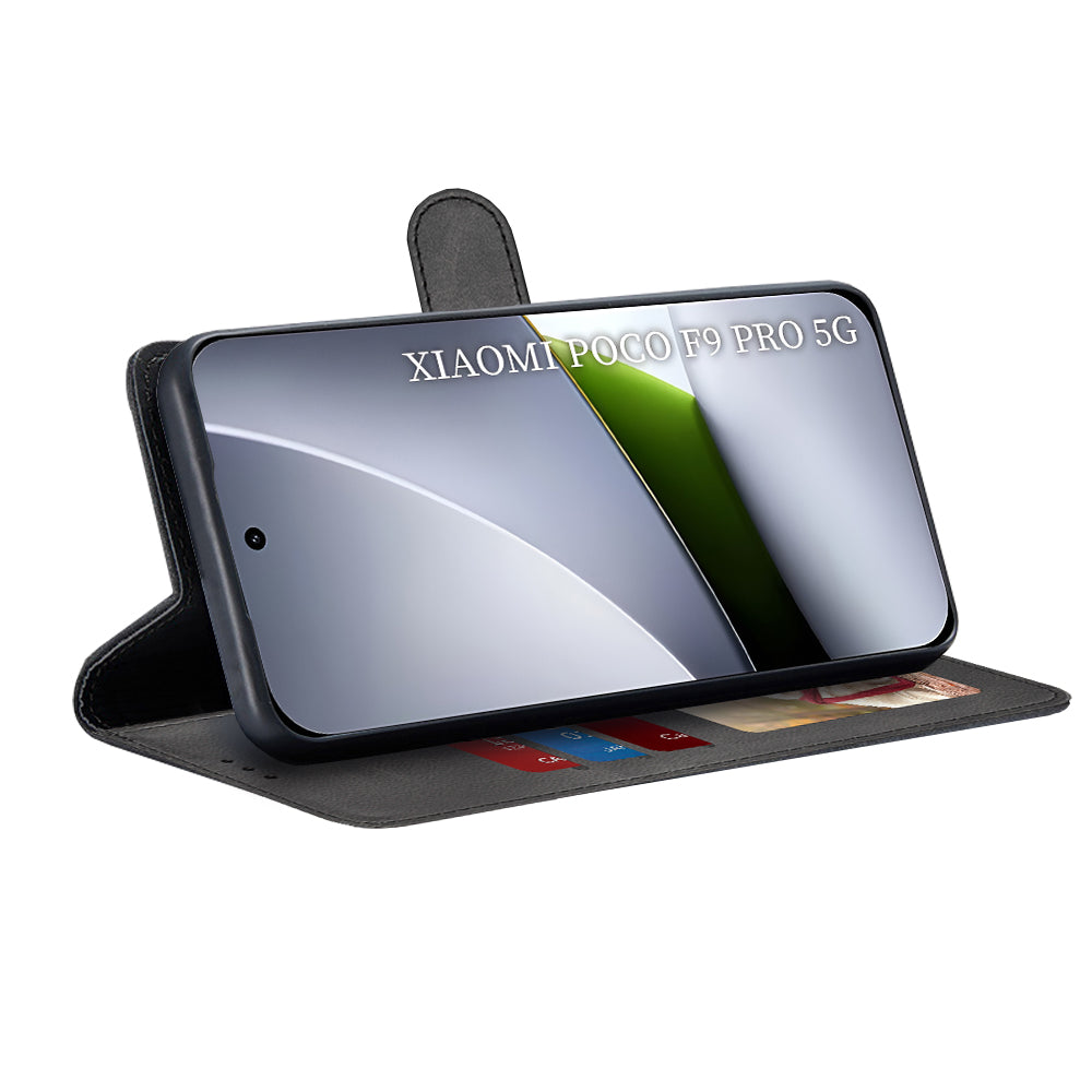 Case for Xiaomi Poco F9 Pro, Techsuit, Diary Book, Black