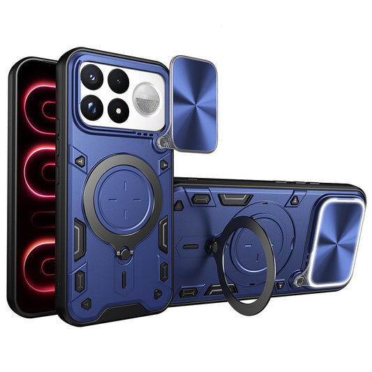 Etui do Xiaomi Poco F9 Ultra, Techsuit, CamGuard Pro, niebieskie