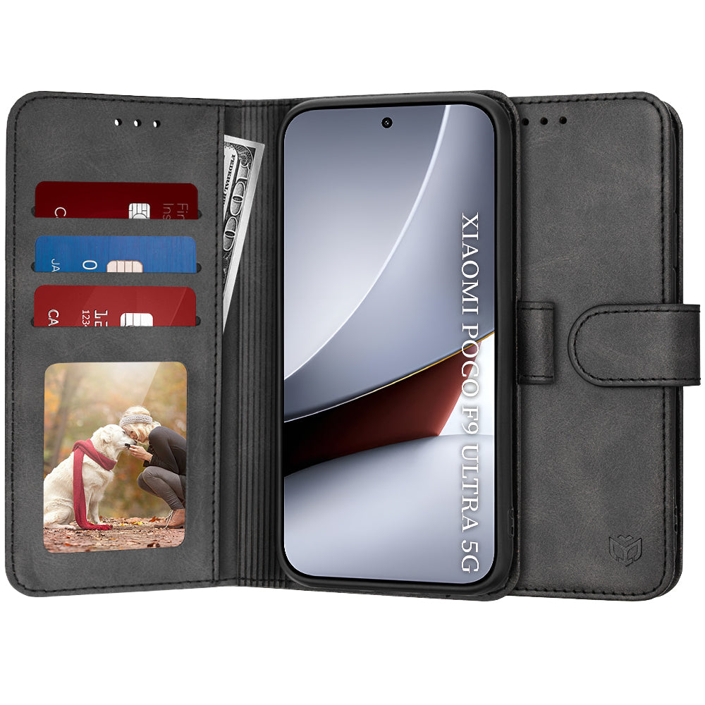 Etui do Xiaomi Poco F9 Ultra, Techsuit, Diary Book, czarne