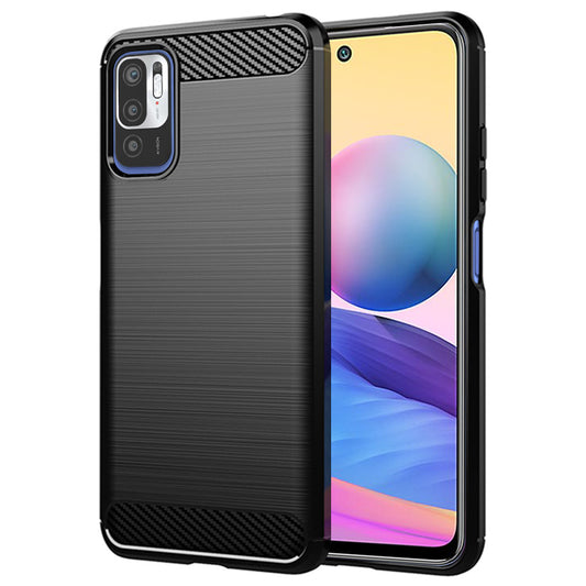 Etui na Xiaomi Poco M3 Pro 5G / Redmi Note 10 5G, Techsuit, Carbon, Czarny
