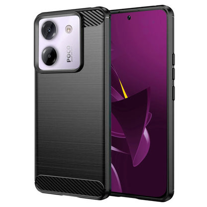 Etui do Xiaomi Poco M7 Pro 5G, Techsuit, Carbon, Czarny