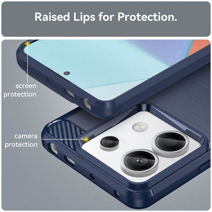 Etui do Xiaomi Poco M7 Pro 5G, Techsuit, Carbon, Czarny
