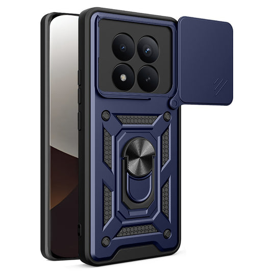 Etui na Xiaomi Poco M8 Pro / Redmi Note 15 Pro+ 5G, Techsuit, CamShield, Niebieskie