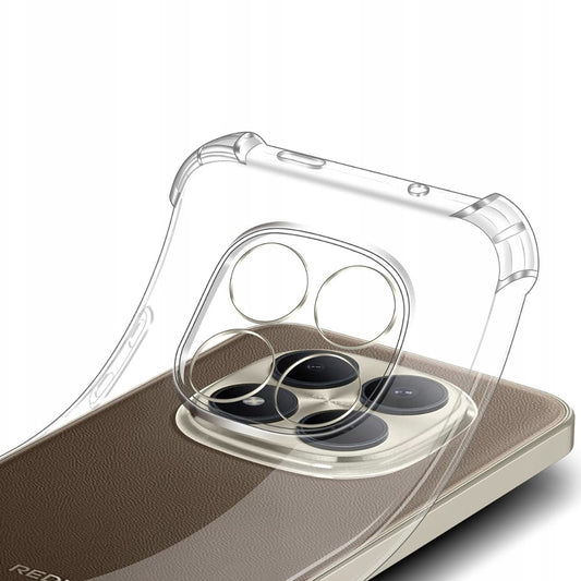 Etui na Xiaomi Poco M8 Pro / Redmi Note 15 Pro+ 5G, Techsuit, Shockproof Clear, Przezroczyste