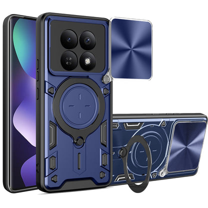 Etui na Xiaomi Poco M8 / Redmi Note 15 5G / Note 15 4G, Techsuit, CamGuard Pro, Niebieskie