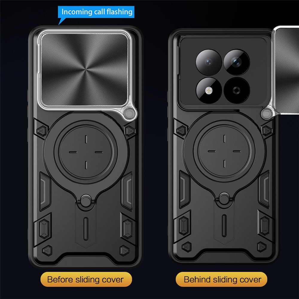 Etui na Xiaomi Poco M8 / Redmi Note 15 5G / Note 15 4G, Techsuit, CamGuard Pro, Czarne