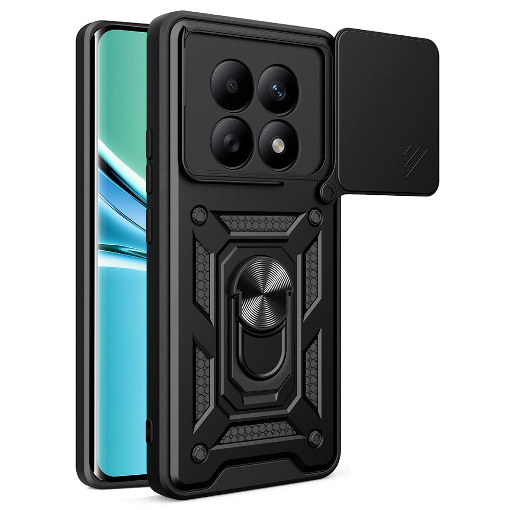Etui na Xiaomi Poco M8 / Redmi Note 15 5G / Note 15 4G, Techsuit, CamShield, Czarne
