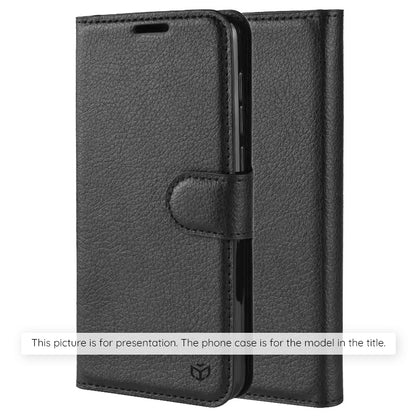 Case for Xiaomi Poco M8 / Redmi Note 15 5G / Note 15 4G, Techsuit, Leather Folio, Black