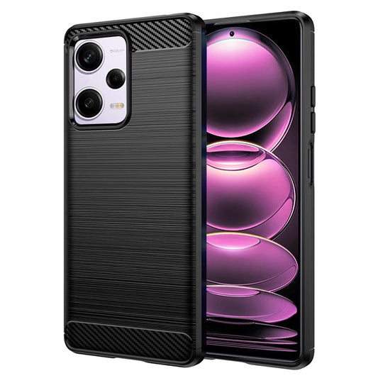 Etui do Xiaomi Poco X5 Pro / Redmi Note 12 Pro 5G, Techsuit, Carbon, Czarny