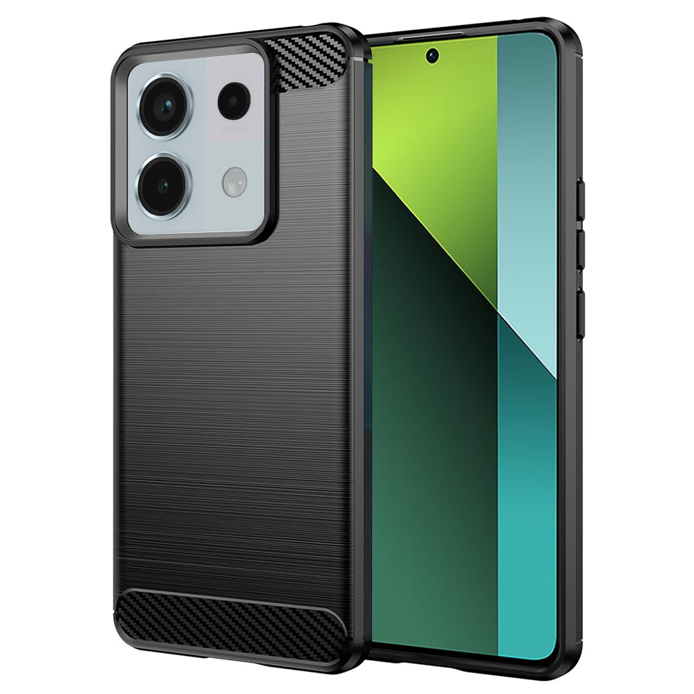 Etui do Xiaomi Poco X6 / Note 13 Pro 5G, Techsuit, Carbon, Czarny