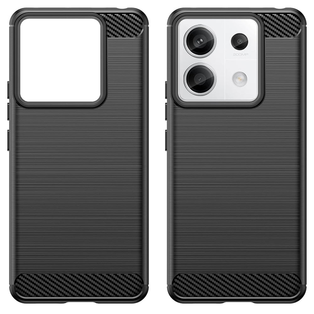 Etui do Xiaomi Poco X6 / Note 13 Pro 5G, Techsuit, Carbon, Czarny