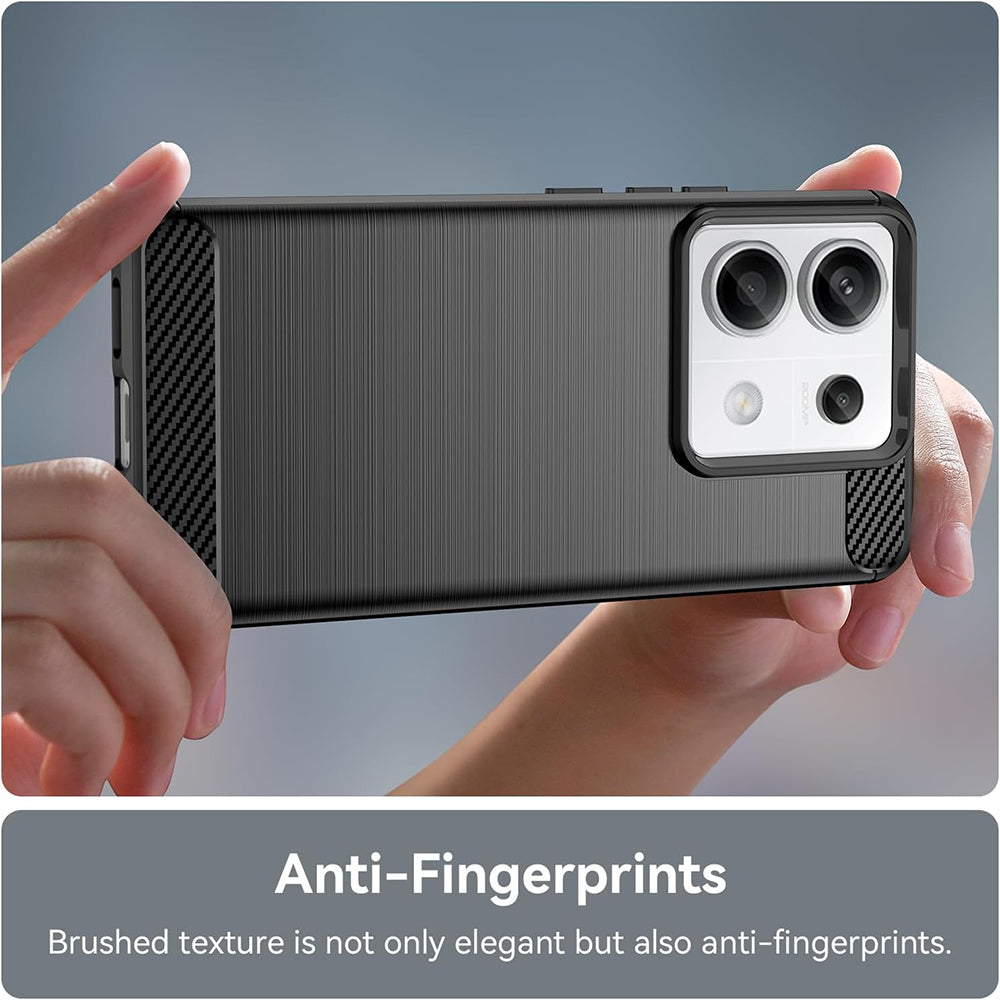 Etui do Xiaomi Poco X6 / Note 13 Pro 5G, Techsuit, Carbon, Czarny