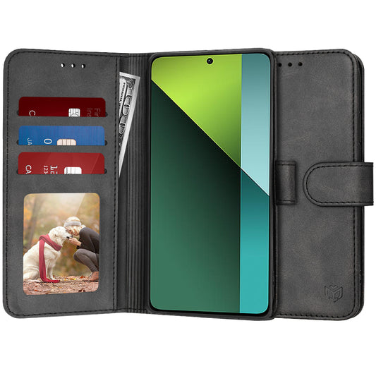 Etui do Xiaomi Poco X6 / Note 13 Pro 5G, Techsuit, Diary Book, czarne