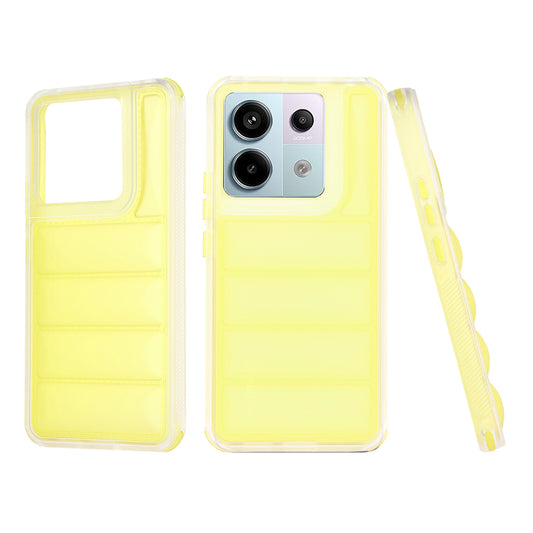 Etui na Xiaomi Poco X6 / Note 13 Pro 5G, Techsuit, Wave Shield, Żółte