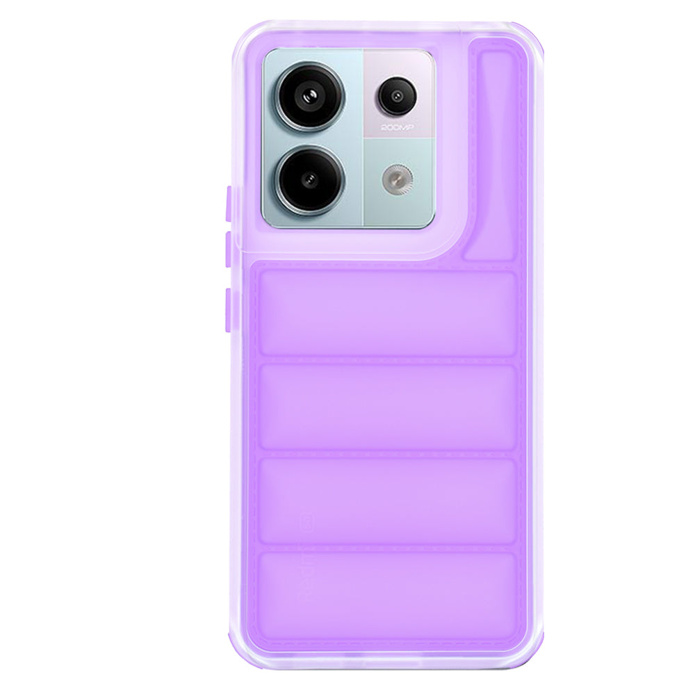 Etui na Xiaomi Poco X6 / Note 13 Pro 5G, Techsuit, Wave Shield, Fioletowe