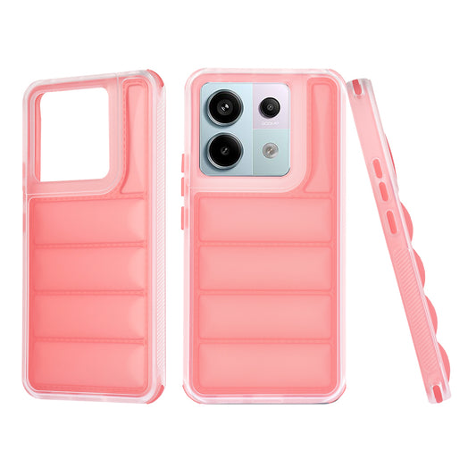 Etui na Xiaomi Poco X6 / Note 13 Pro 5G, Techsuit, Wave Shield, Czerwone