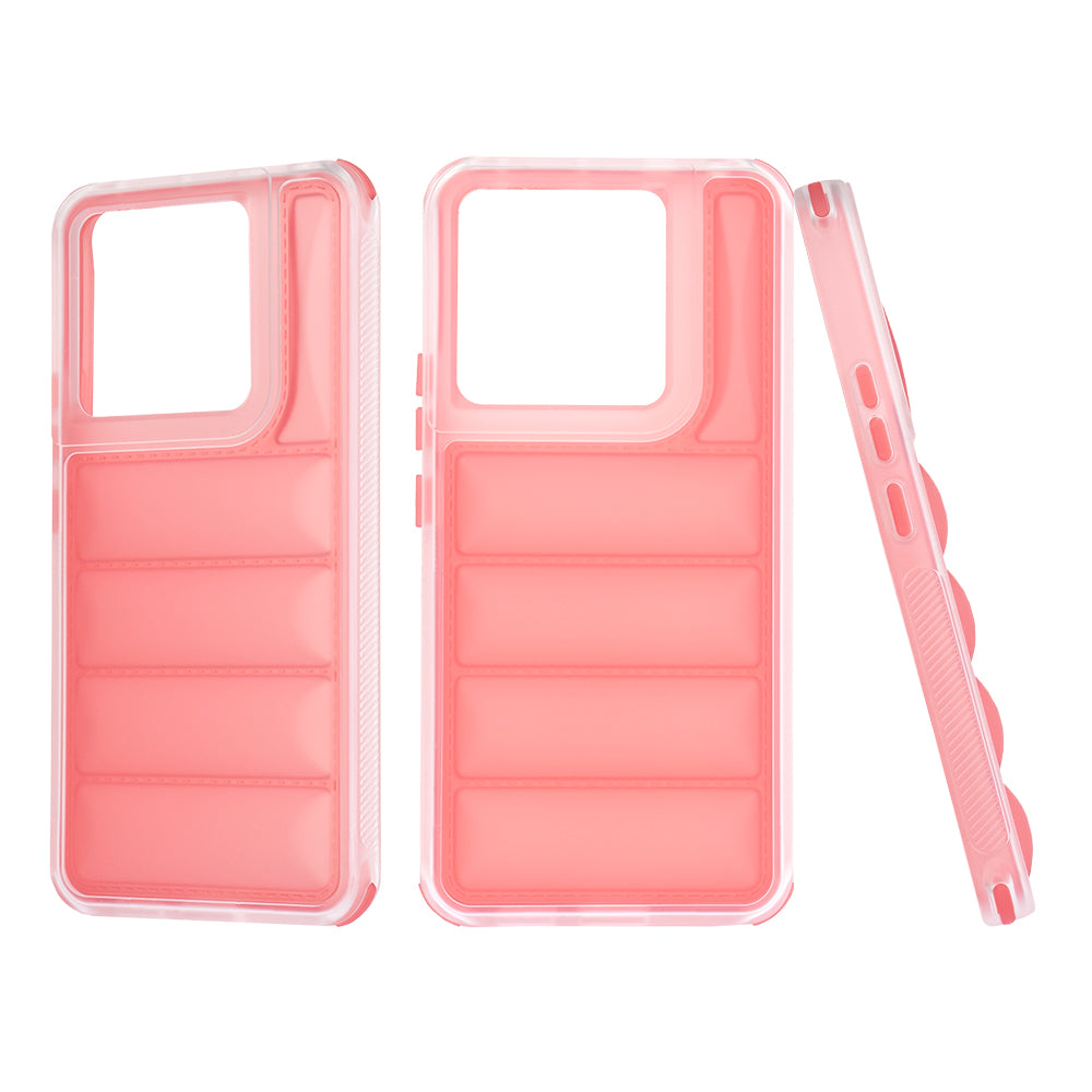 Case for Xiaomi Poco X6 / Note 13 Pro 5G, Techsuit, Wave Shield, Red