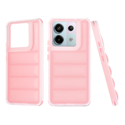 Etui na Xiaomi Poco X6 / Note 13 Pro 5G, Techsuit, Wave Shield, Różowe
