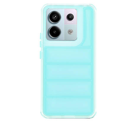 Etui do Xiaomi Poco X6 / Note 13 Pro 5G, Techsuit, Wave Shield, Turkusowy
